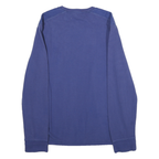 CALVIN KLEIN Mens Blue Crew Neck L Cotton Sweatshirt Long Sleeve Casual