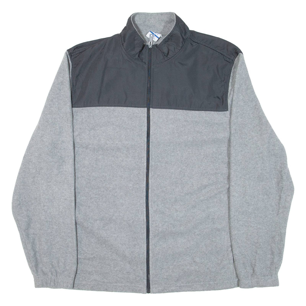STARTER Mens Fleece Jacket Grey XL