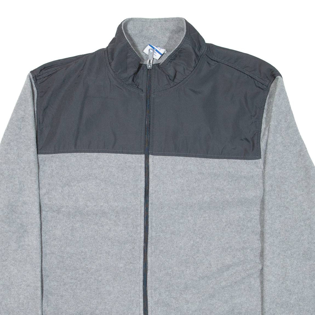 STARTER Mens Fleece Jacket Grey XL
