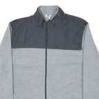 STARTER Mens Fleece Jacket Grey XL