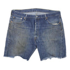 LEVI'S Womens Denim Blue Cut-Off Shorts 3XL W38 Casual Summer Style