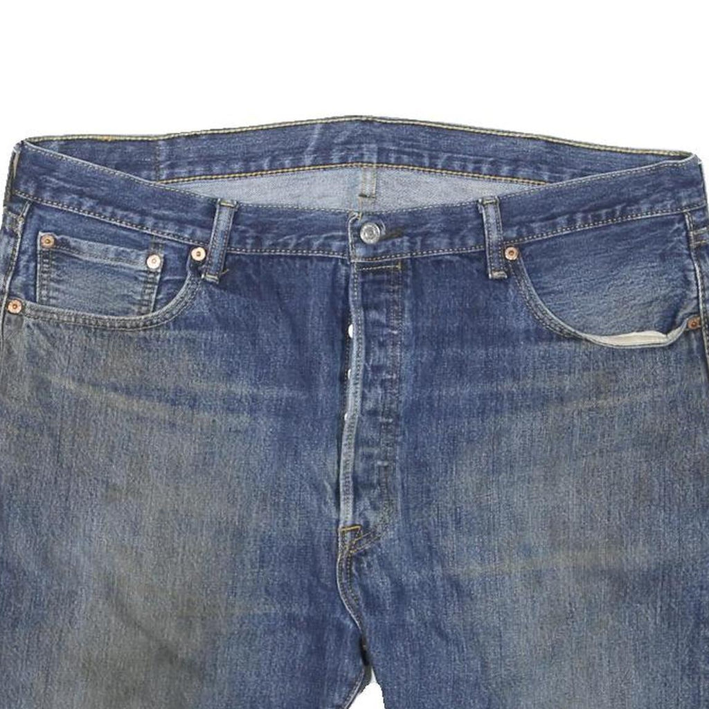 LEVI'S Womens Denim Blue Cut-Off Shorts 3XL W38 Casual Summer Style