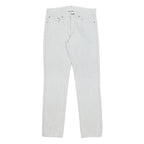LEVI'S 511 Slim Mens Jeans White Slim Skinny Denim W31 L32 Zip