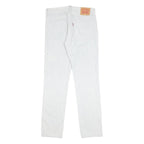LEVI'S 511 Slim Mens Jeans White Slim Skinny Denim W31 L32 Zip