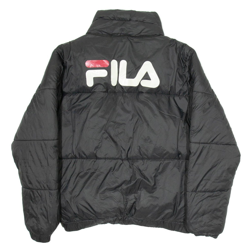 FILA Womens Puffer Jacket Black M