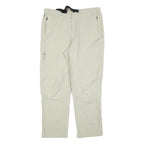 ODLO Mens Polyester Blend Cream Regular Fit Straight Leg Trousers W36 L32