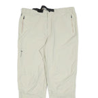 ODLO Mens Polyester Blend Cream Regular Fit Straight Leg Trousers W36 L32