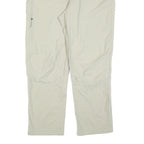 ODLO Mens Polyester Blend Cream Regular Fit Straight Leg Trousers W36 L32