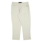 ODLO Mens Polyester Blend Cream Regular Fit Straight Leg Trousers W36 L32