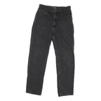 LEVI'S 501 Big E Womens Jeans Black Slim Straight Denim Raw W28 L27 Vintage