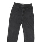 LEVI'S 501 Big E Womens Jeans Black Slim Straight Denim Raw W28 L27 Vintage