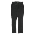 LEVI'S Womens Black Slim Skinny Denim Raw W27 L29 Stylish Casual Stretch