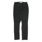 LEVI'S Womens Black Slim Skinny Denim Raw W27 L29 Stylish Casual Stretch