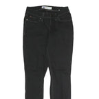 LEVI'S Womens Black Slim Skinny Denim Raw W27 L29 Stylish Casual Stretch