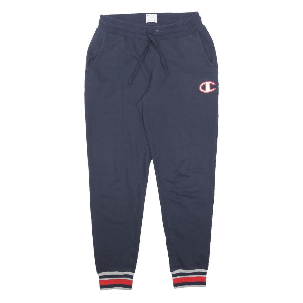 CHAMPION Mens Joggers Navy Blue Slim Tapered M W28 L27 Cotton Blend Casual