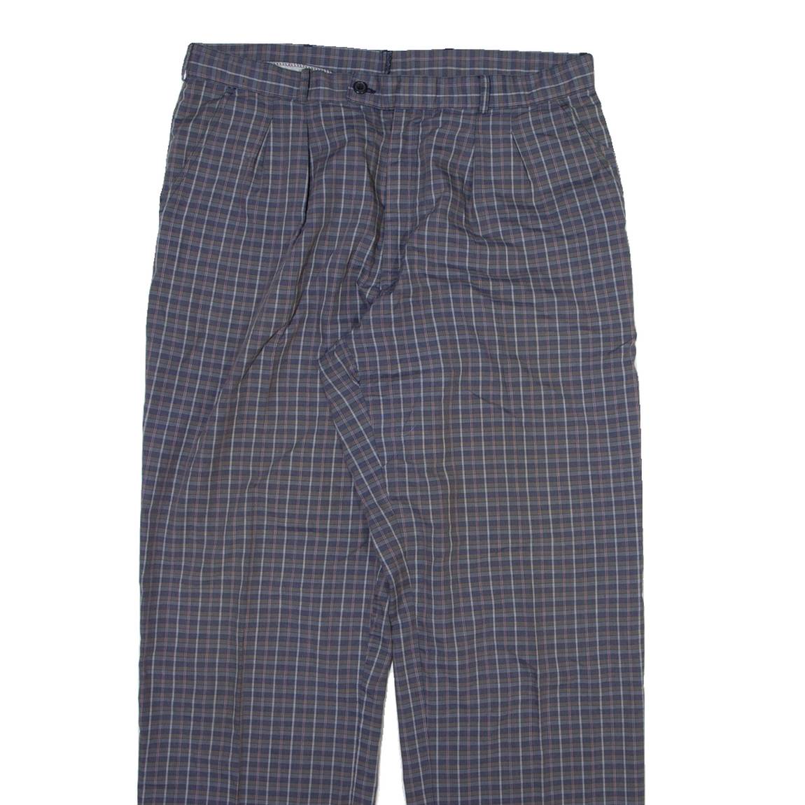 YES SIR Mens Trousers Grey Regular Straight W34 L31