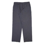 YES SIR Mens Trousers Grey Regular Straight W34 L31