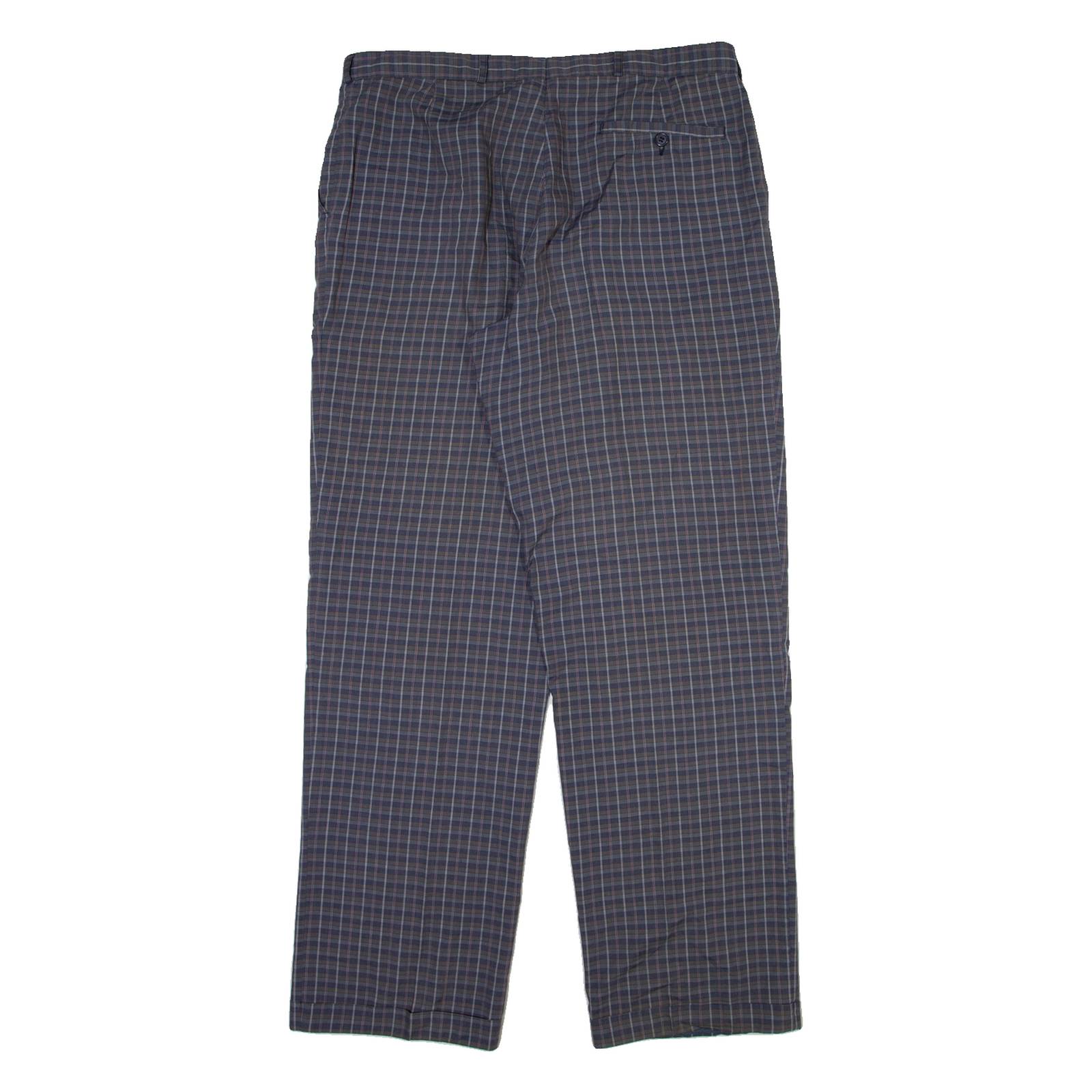 YES SIR Mens Trousers Grey Regular Straight W34 L31