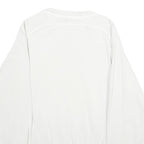 TOM TAILOR Mens White Cotton Crew Neck M Holiday Graphic Sweatshirt