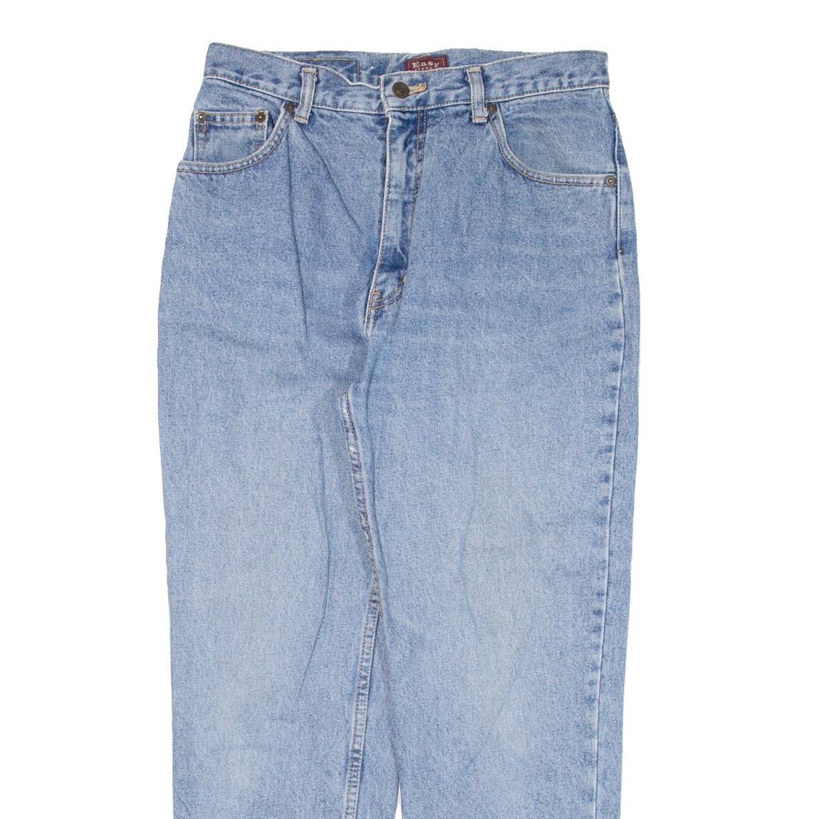 EASY JEANS Womens Jeans Blue Regular Tapered W29 L25