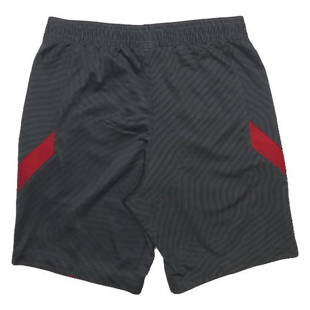 NIKE Boys Sports Black & Red Casual Shorts M W24 Liverpool FC Logo