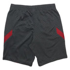 NIKE Boys Sports Black & Red Casual Shorts M W24 Liverpool FC Logo