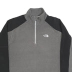 THE NORTH FACE Mens Grey & Black Outdoor Pullover Plain Crew Neck Basic Knit L