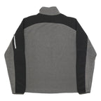 THE NORTH FACE Mens Grey & Black Outdoor Pullover Plain Crew Neck Basic Knit L