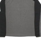 THE NORTH FACE Mens Grey & Black Outdoor Pullover Plain Crew Neck Basic Knit L