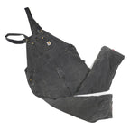 CARHARTT Mens Black Cotton Blend Relaxed Dungarees L W44 L28 Workwear Utility