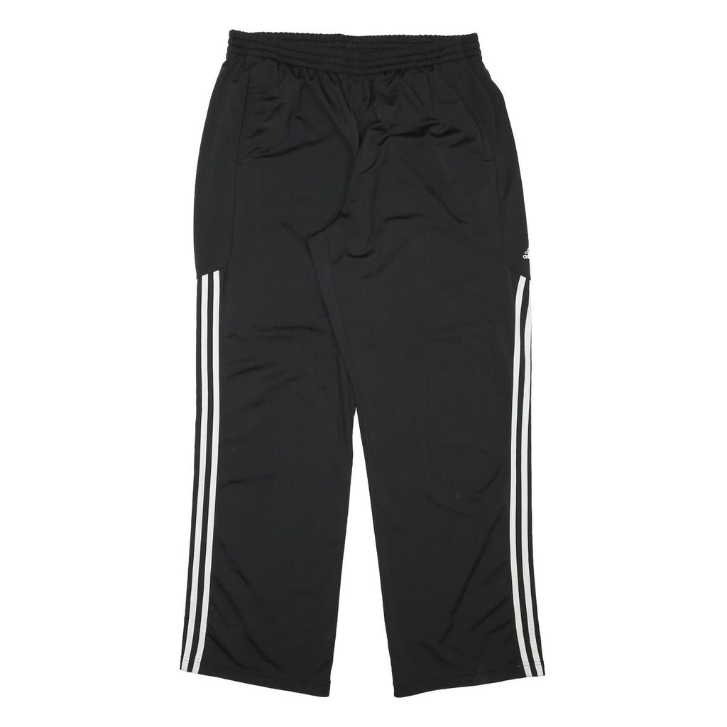 ADIDAS Mens Joggers Black & White Regular Tapered 2XL W32 L31 Classic Fit