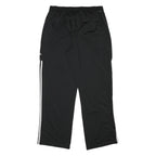 ADIDAS Mens Joggers Black & White Regular Tapered 2XL W32 L31 Classic Fit