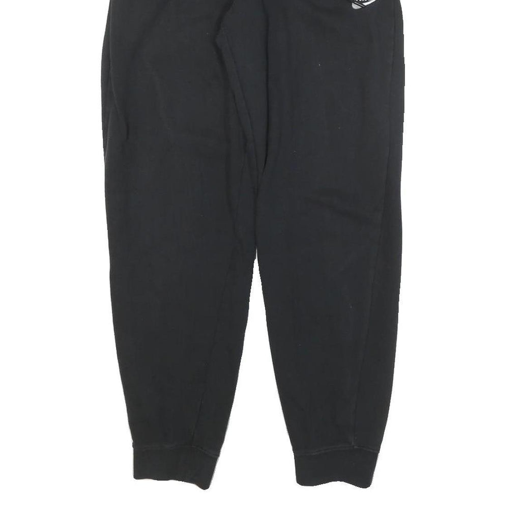 NIKE Mens Joggers Black Slim Tapered S W24 L27 Cotton Blend Logo Sweatpants