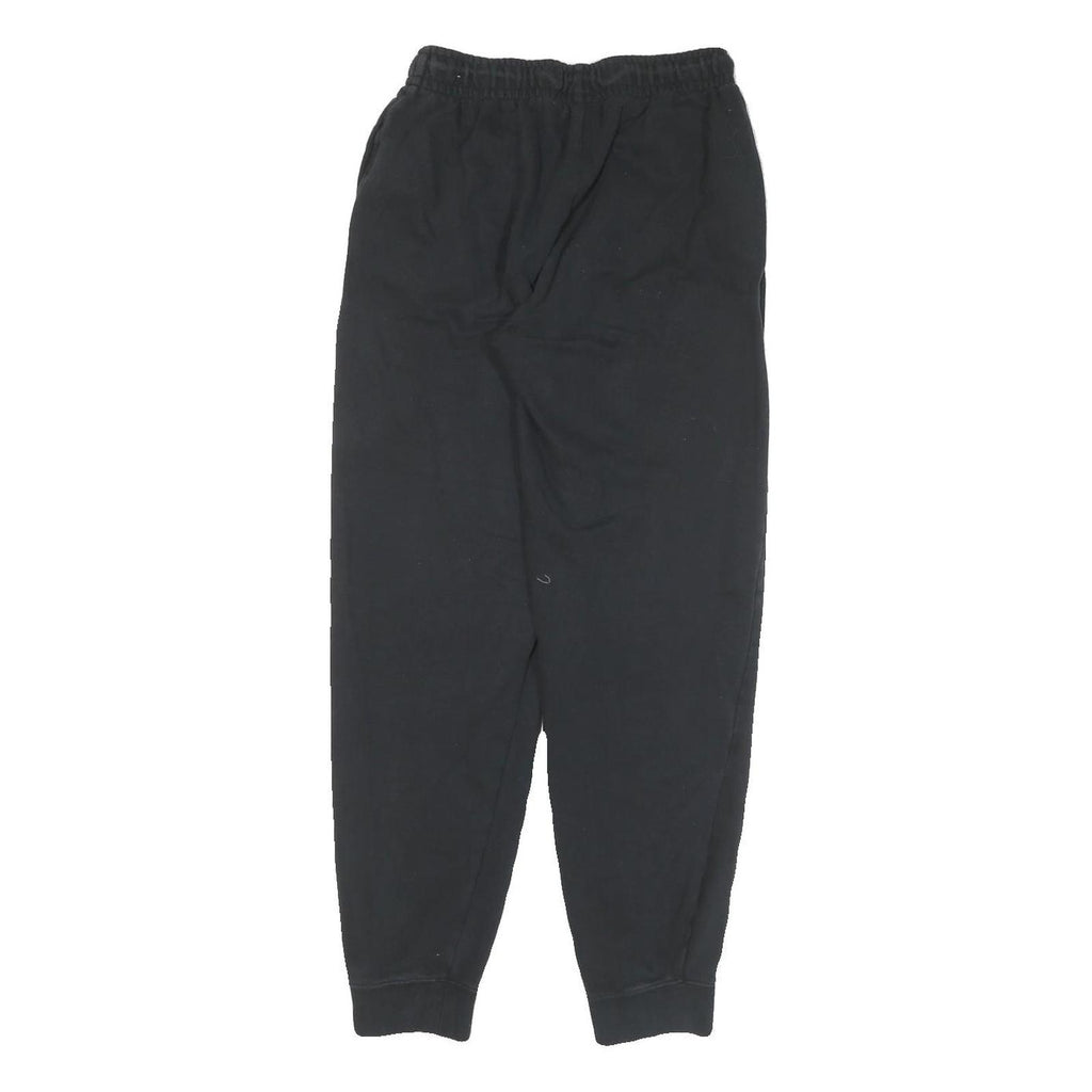 NIKE Mens Joggers Black Slim Tapered S W24 L27 Cotton Blend Logo Sweatpants