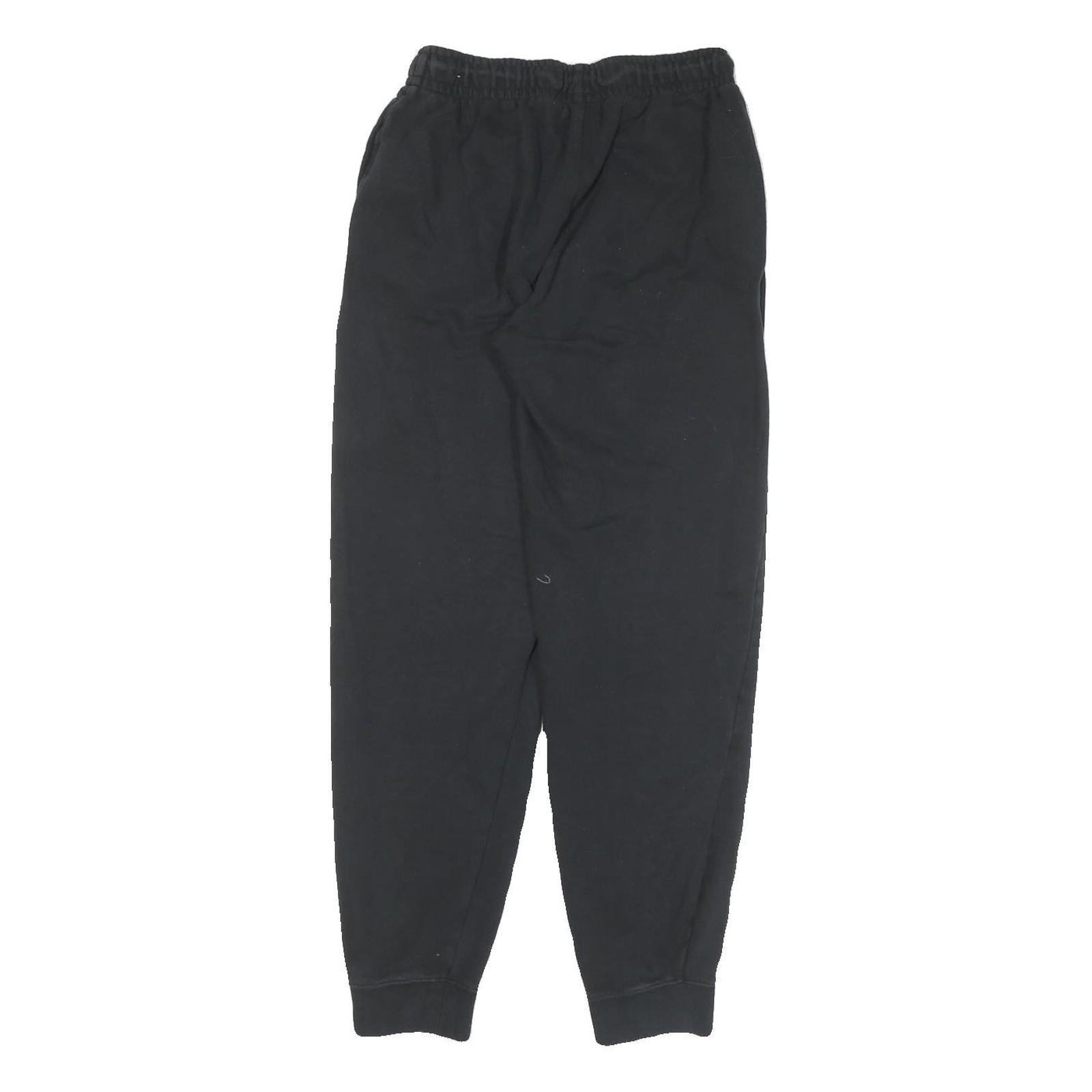 NIKE Mens Joggers Black Slim Tapered S W24 L27 Cotton Blend Logo Sweatpants