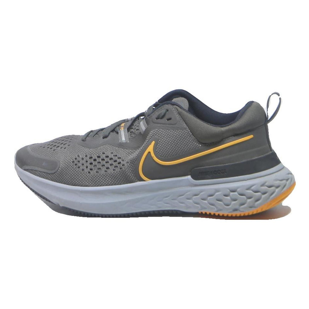 NIKE React Infinity Run Mens Trainers Sneaker Grey & Orange Synthetic UK 8