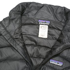 PATAGONIA Womens Black Jacket M Polyester Blend Quilted Zip Outdoor Warm Vest