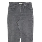 LEVI'S Womens Regular Fit Grey Jeans Denim W31 L27 Classic Cotton Blend Zip