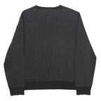 POLO RALPH LAUREN Mens Black Patterned Classic Jumper Crew Neck Basic Knit L