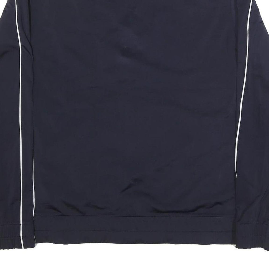 PUMA Mens Navy Blue Zip Jacket XL Polyester Blend Plain Sports Logo Zip Up