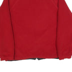 TOMMY HILFIGER Mens Red Zip Jacket M Polyester Plain Casual Outerwear