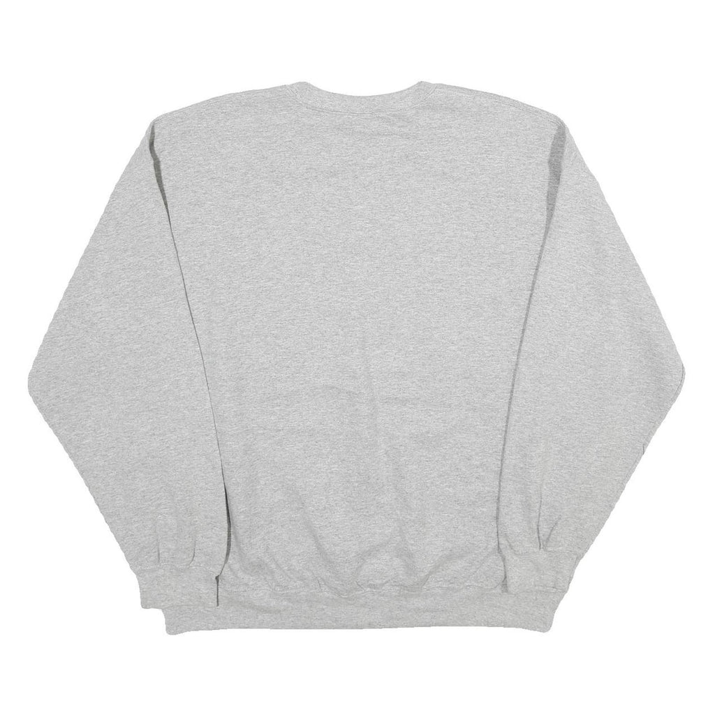 GILDAN Mens Grey Delta Delta Delta Crew Neck XL Cotton Blend Sweatshirt Pullover