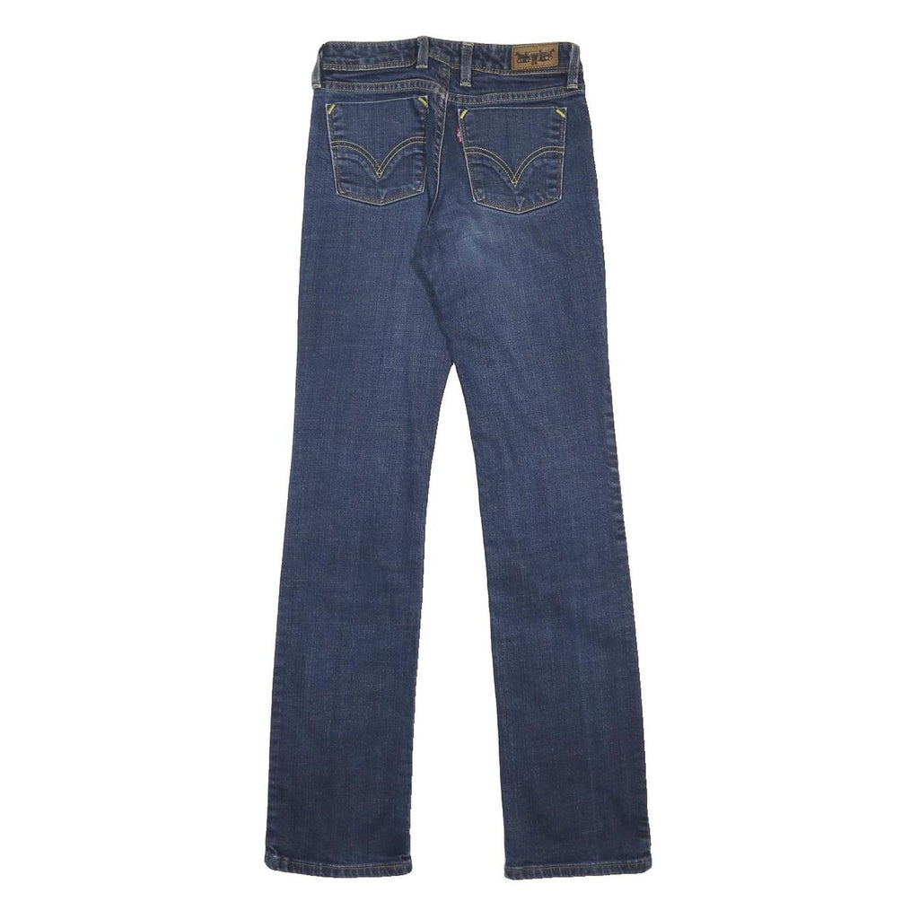 LEVI'S 627 Womens Jeans Blue Regular Straight Denim Medium W27 L31 Classic Fit