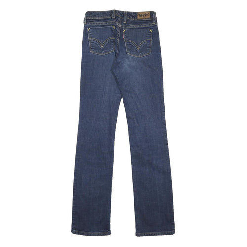 LEVI'S 627 Womens Jeans Blue Regular Straight Denim Medium W27 L31 Classic Fit