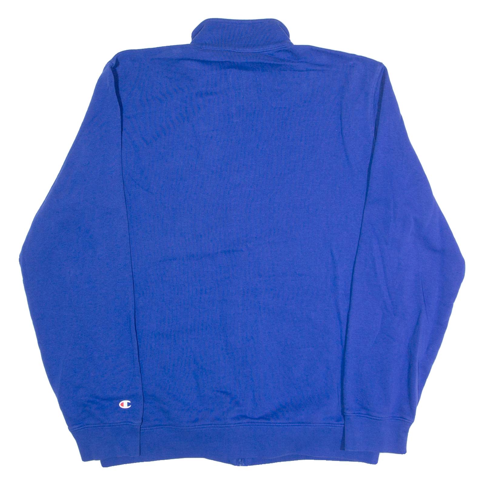 CHAMPION Mens Fleece Jacket Blue XL