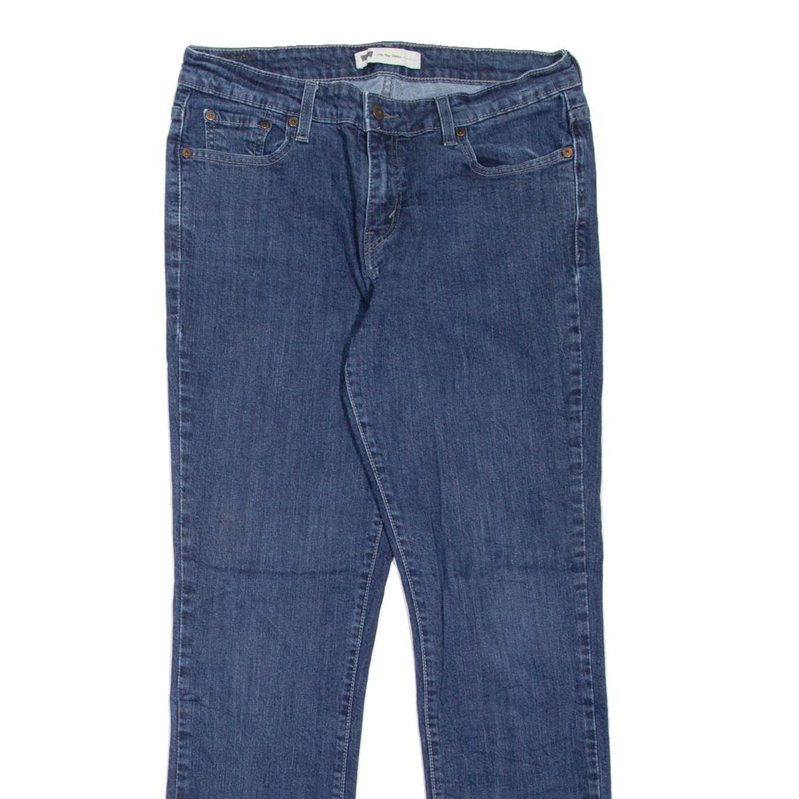 LEVI'S Mid Rise Womens Jeans Blue Slim Skinny W30 L29