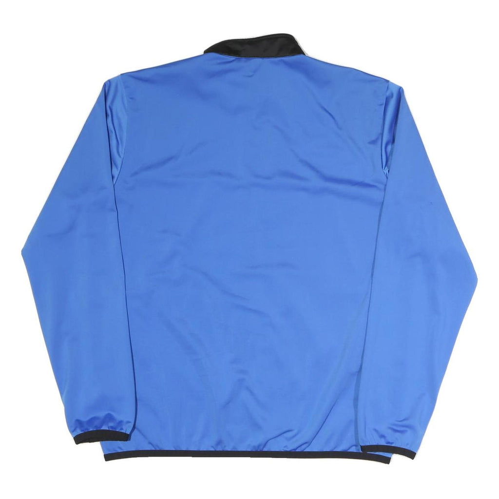 PUMA Mens Blue & Black Track Jacket L Polyester Blend Zip Sportswear
