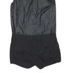 G-STAR Womens Black Playsuit Cotton Blend M Sleeveless Button Closure Casual