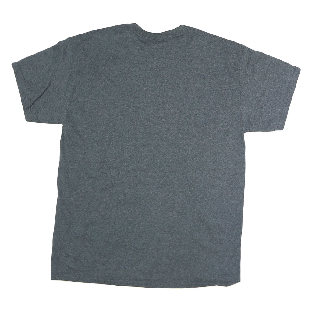 MV SPORT Mens Grey Central Michigan University Graphic T-Shirt L Short Sleeve