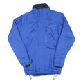 COLUMBIA Mens Blue Outdoor Jacket S Polyester Blend Windbreaker Zip Pocket